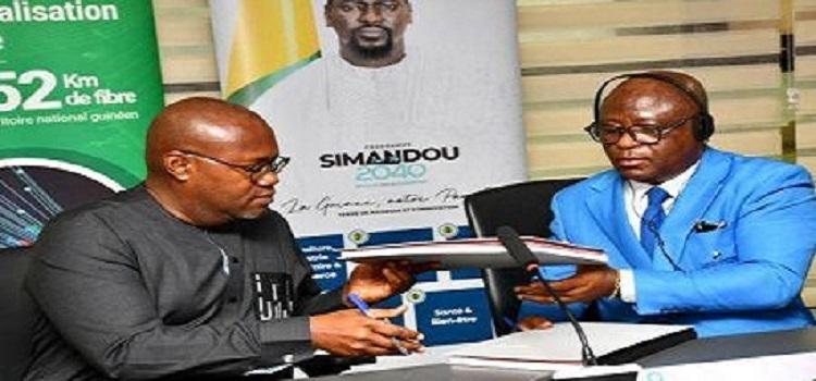 La Guinée et la Sierra Leone actent l’exploitation croisée de leurs réseaux fibre optique