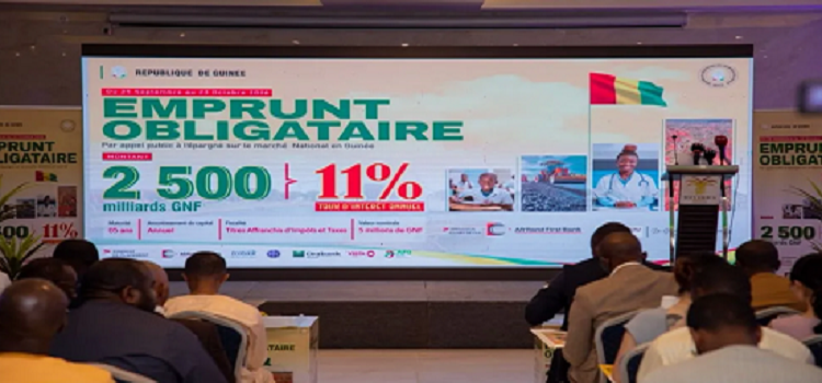 Guinée : le gouvernement lance un emprunt obligataire de 2.500 milliards de GNF