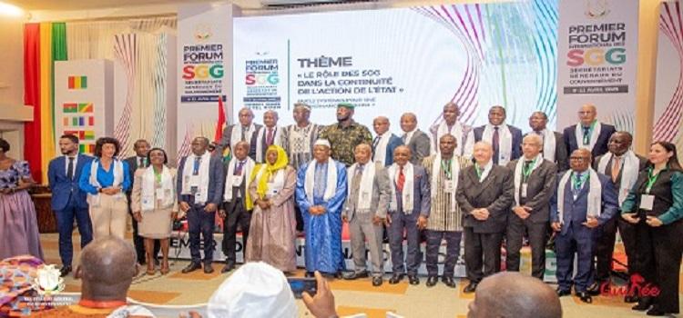 Conakry : Lancement du premier Forum international des Secrétaires Généraux du Gouvernement