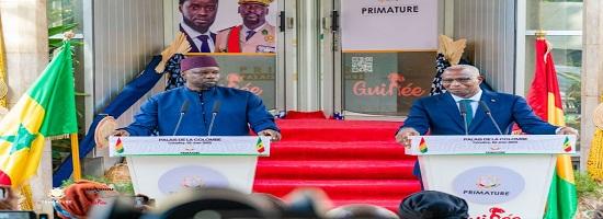 Cooperation sud sud la guinee et senegal renforcent davantage leurs relations bilaterales 1024x683